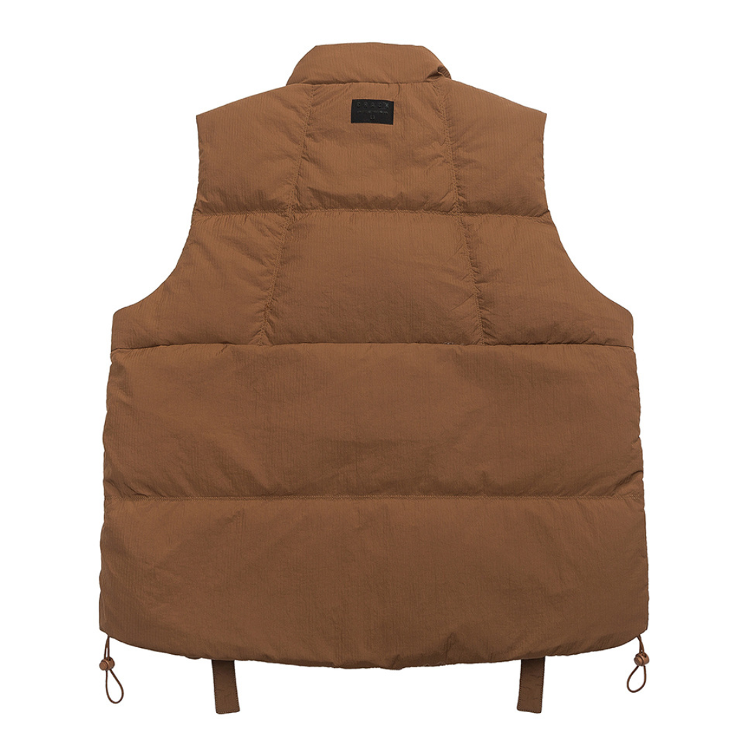 Faux layered wool polo collar knit N748