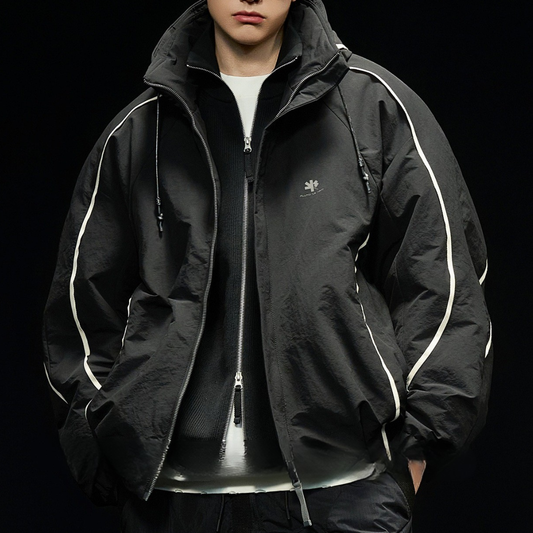 【Y.M.ORIGINAL】ホワイトダックダウン　トラックジャケット　N865