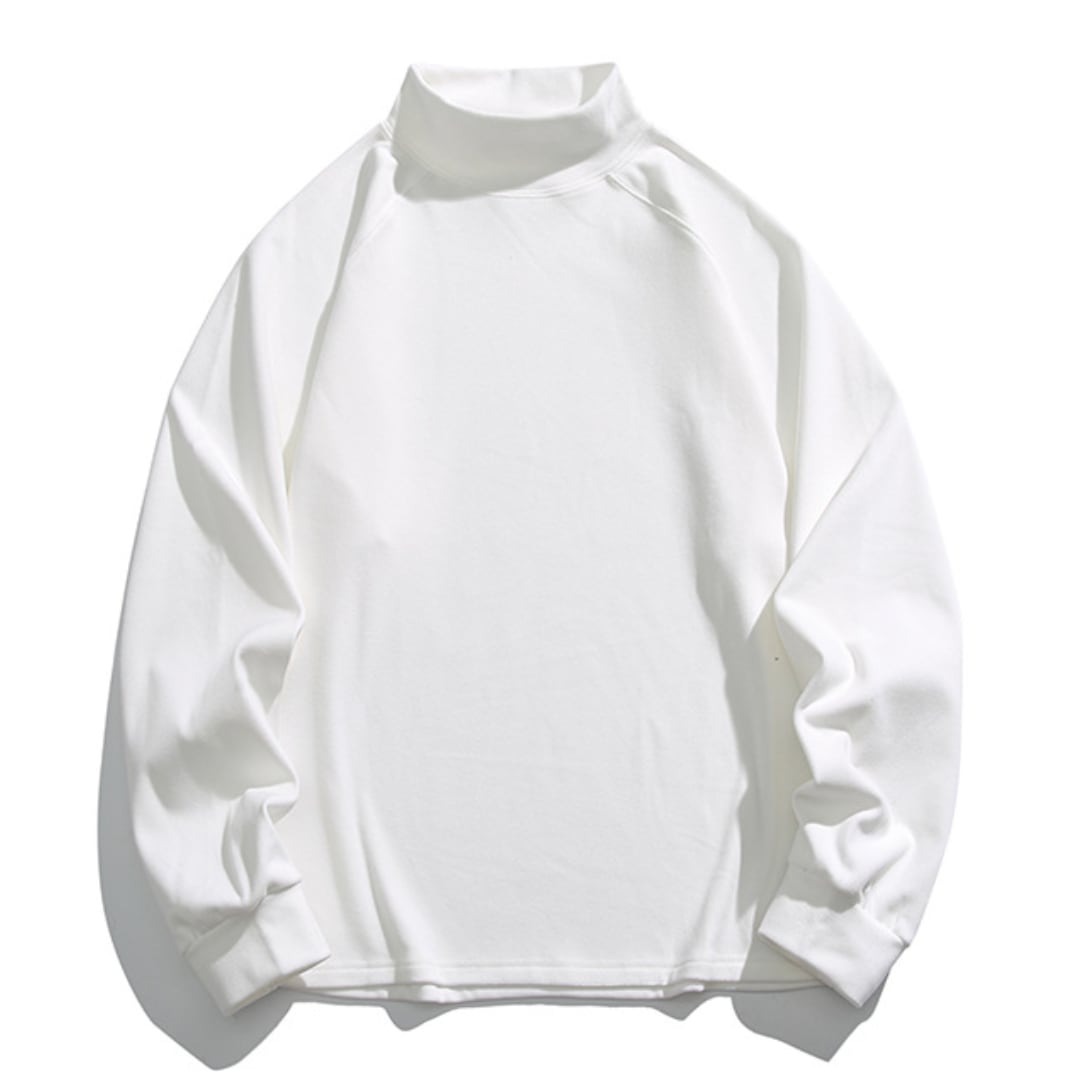 ハイネック　ラグランスリーブ　長袖Tシャツ　C192