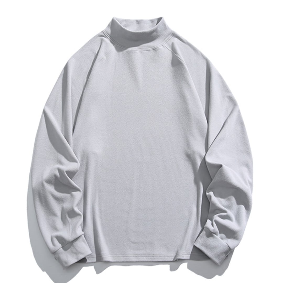 ハイネック　ラグランスリーブ　長袖Tシャツ　C192
