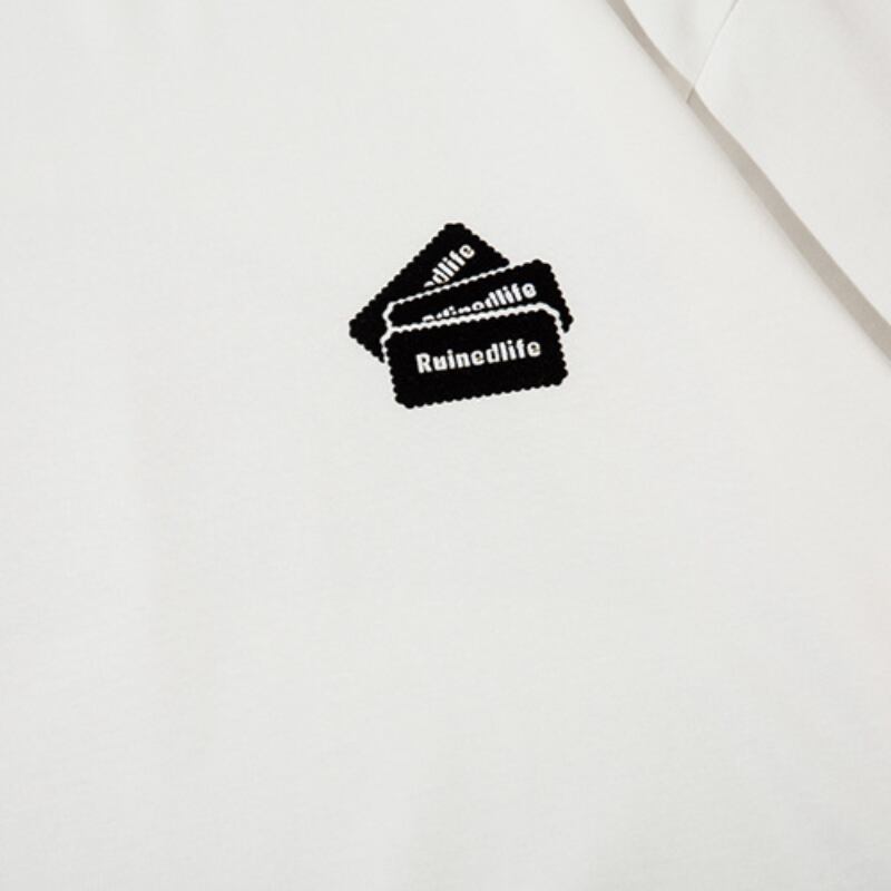 【Ruinedlife】ニッチデザイン　バックプリントTシャツ　B424