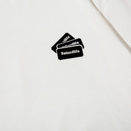 【Ruinedlife】ニッチデザイン　バックプリントTシャツ　B424