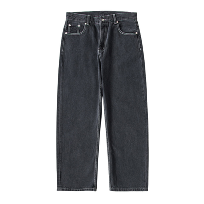 ウォッシュドデニム　ストレートパンツ　N1399