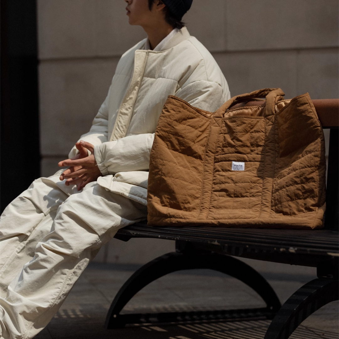 Quilted Big Tote Bag N709