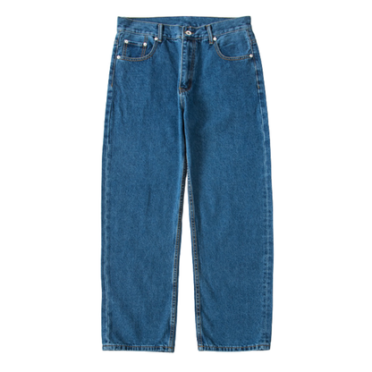 ウォッシュドデニム　ストレートパンツ　N1399