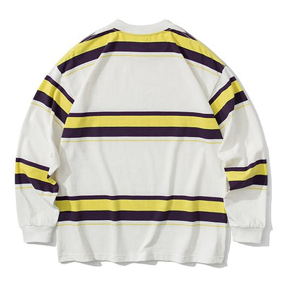 モダンボーダー　長袖Ｔシャツ　B271