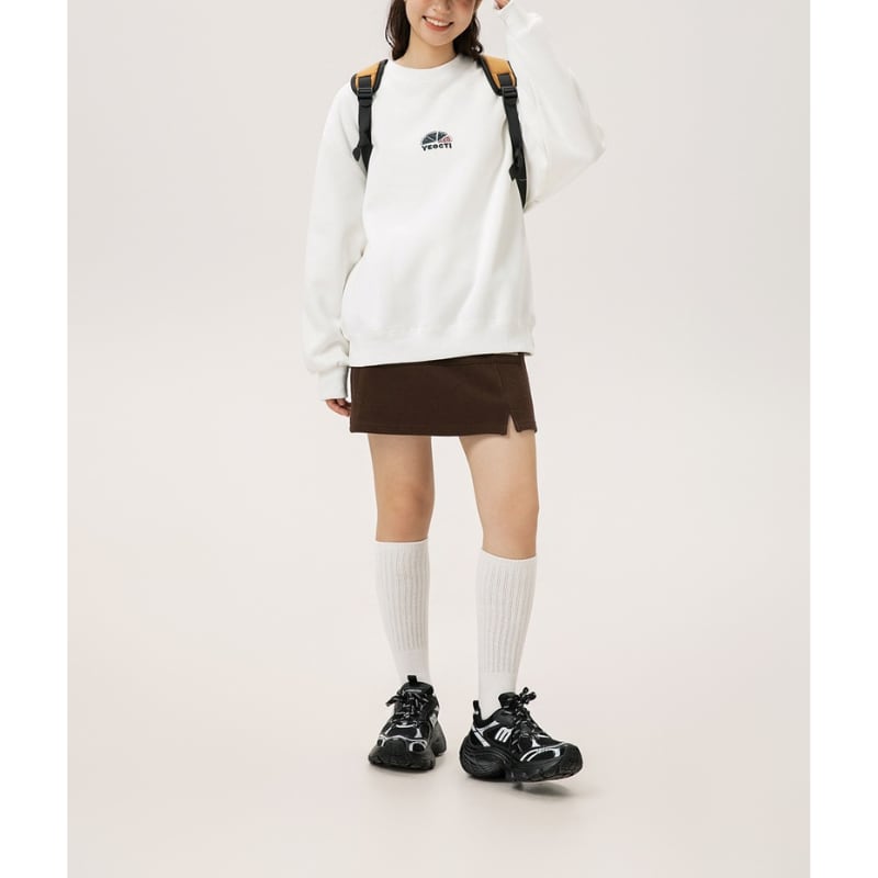 PIZZAプリント　クルーネックスウェット　B564