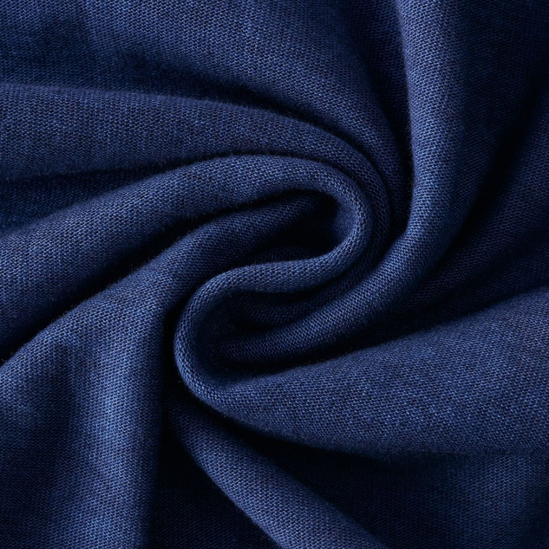 インディゴ染め　長袖Tシャツ　N1324