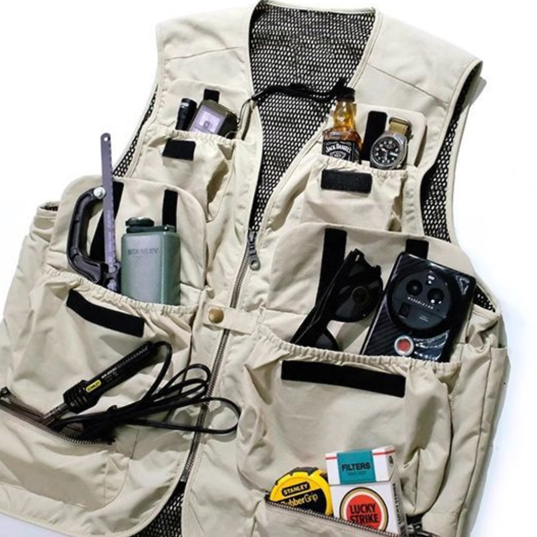 ユーティリティ　マルチポケット　ベスト　N1333