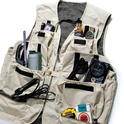 ユーティリティ　マルチポケット　ベスト　N1333