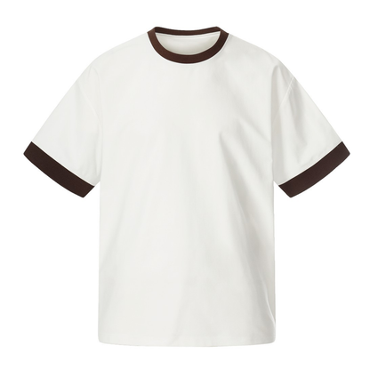 バイカラー　リブ　Tシャツ　N1599