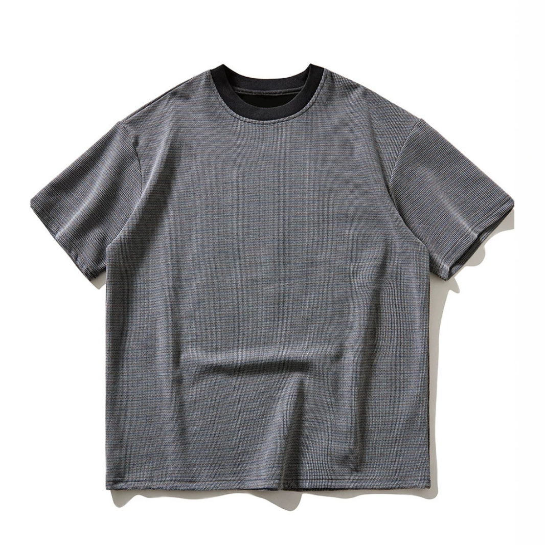 Multi Fine Border T-Shirt N1420 ダークグレー
