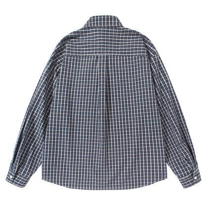 ダッドチェック　ボタンダウンシャツ　N1280