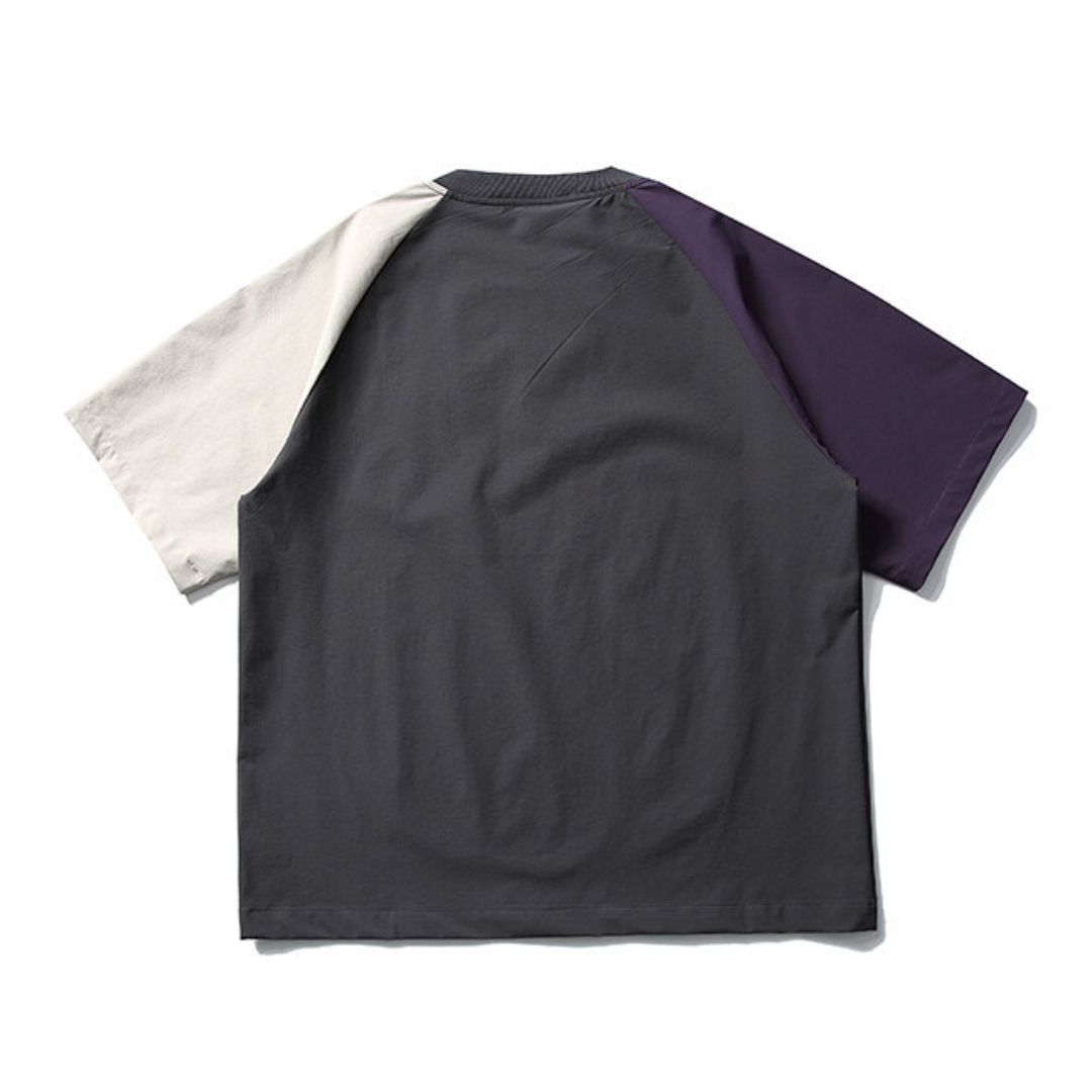 クレイジーパターン　ラグランスリーブ　Tシャツ　N495