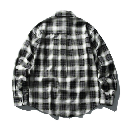 ブロークンチェック　シャツ　N1047