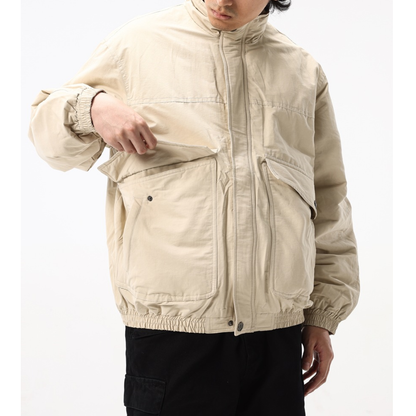 ホワイトダウン　ビッグポケット　ジャケット　N1020