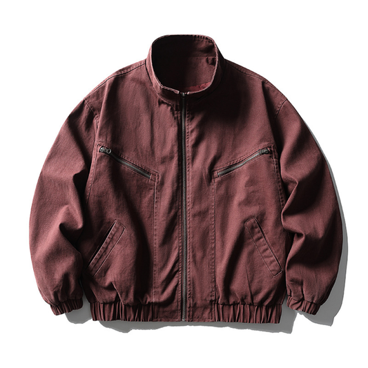 スラッシュジップポケット　スタンドジャケット　N1651