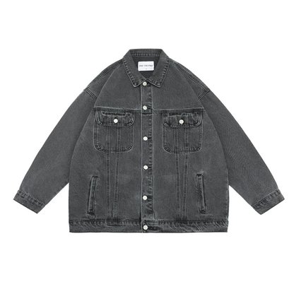 Faux layered wool polo collar knit N748