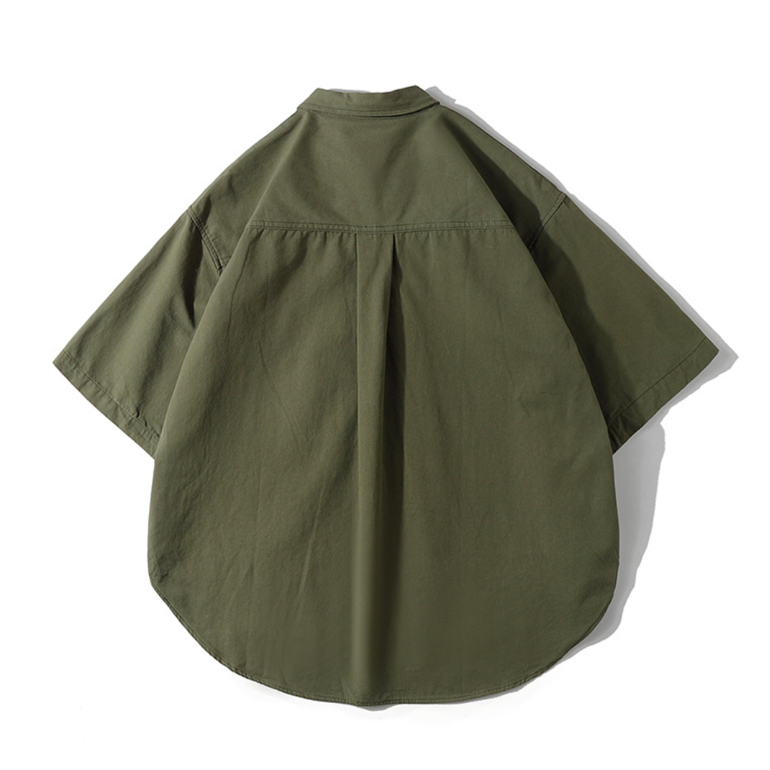 オックス　ワイド　半袖シャツ　N1401