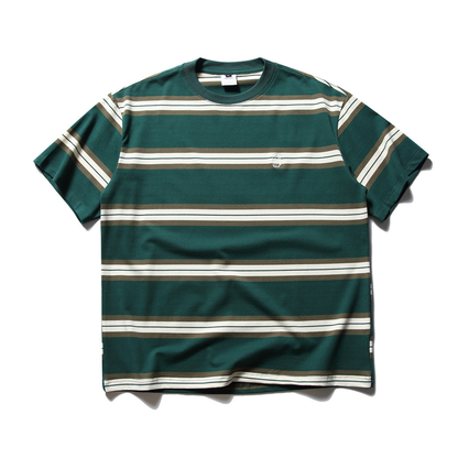 Beerワンポイント　マルチボーダー　Tシャツ　N1528