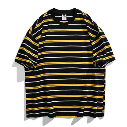 バックロゴ　マルチボーダー　Tシャツ　N1402
