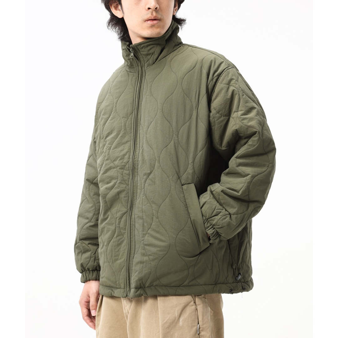 フリースライナー　ウェーブキルティング　ジャケット　N1021