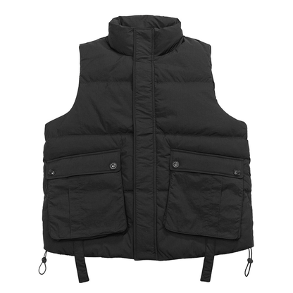 Faux layered wool polo collar knit N748