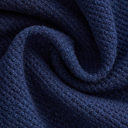 インディゴ染料め　刺し子織り　ジャケット　N1329