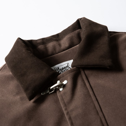 Faux layered wool polo collar knit N748