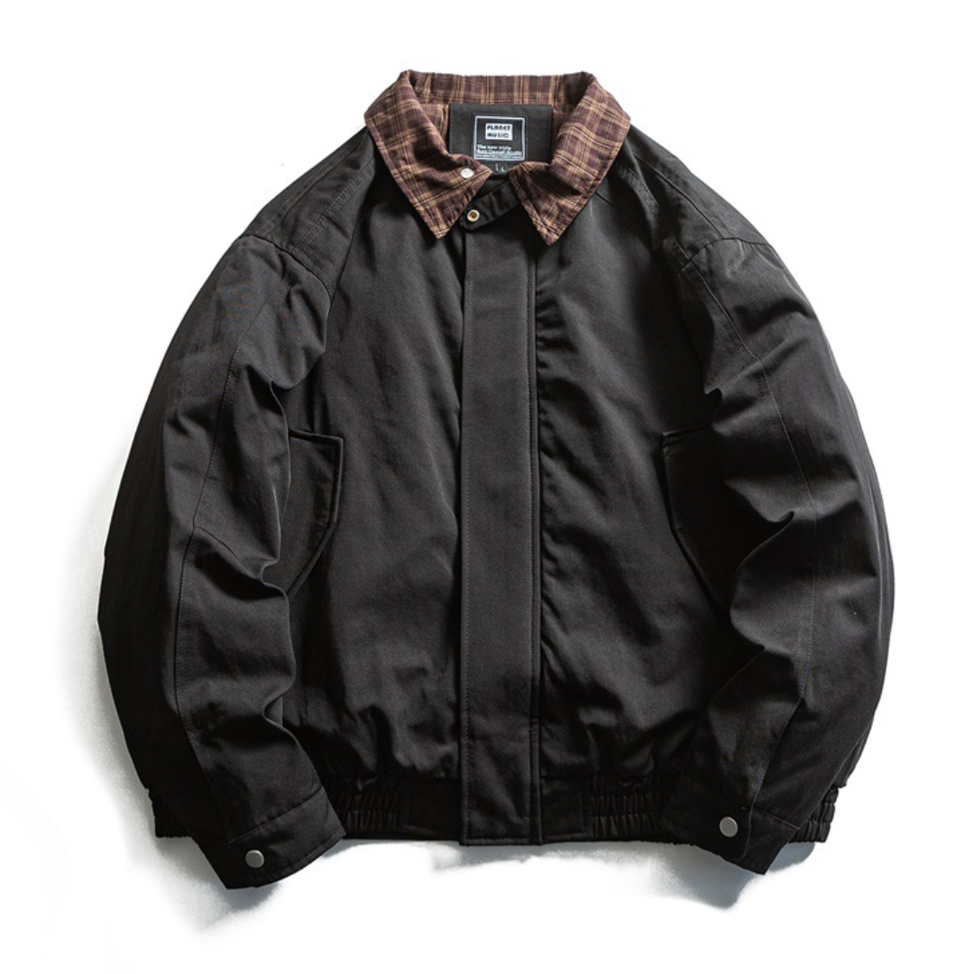 トラッドチェック　パテッド　ジャケット　N937