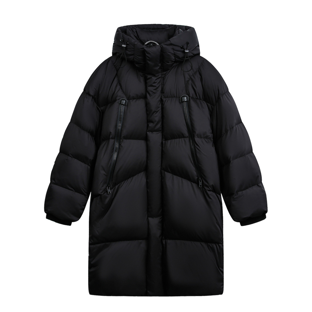 Faux layered wool polo collar knit N748