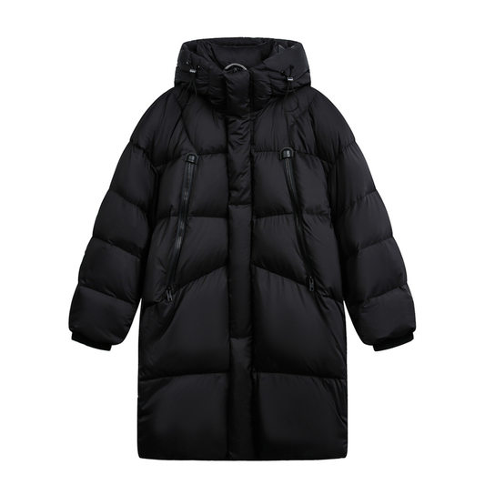 Faux layered wool polo collar knit N748