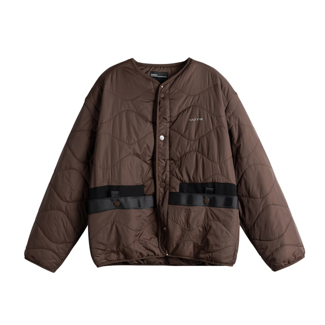 グログラン　ライン　キルティングジャケット　N1015