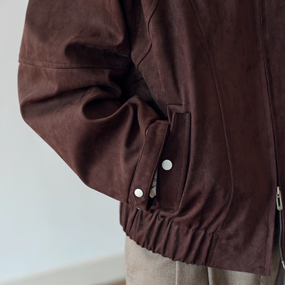 PEスエード ラグランスリーブ ジャケット N720