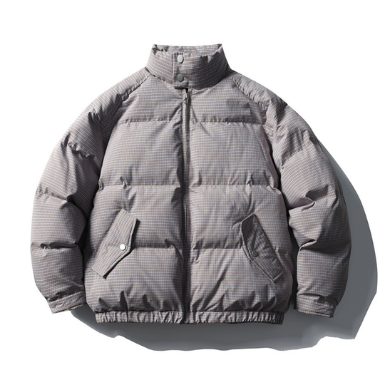 マイクロチェック　パデットジャケット　N970