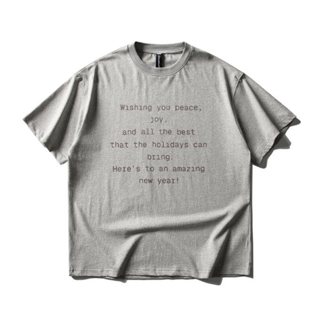メッセージプリント　Tシャツ　N1624