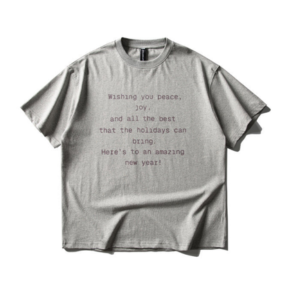 メッセージプリント　Tシャツ　N1624