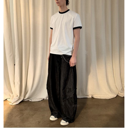 ドライコットン　リンガーTシャツ　N1504
