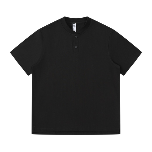 ヘビーウェイト　ヘンリーネック　Tシャツ　N1615
