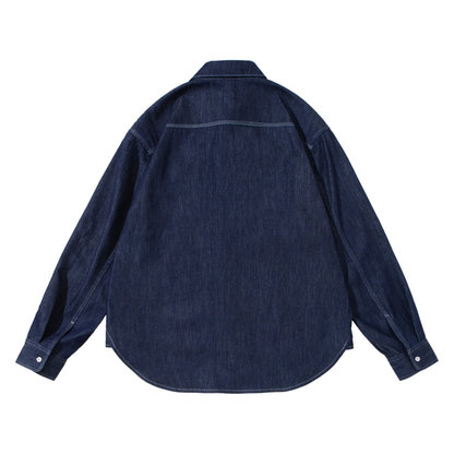 デニム　ワークシャツ　N1037