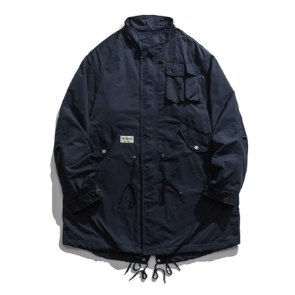 ナイロンコットン　ユーティリティ　モッズコート　N1272