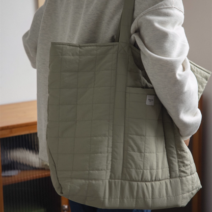 Quilted Big Tote Bag N709