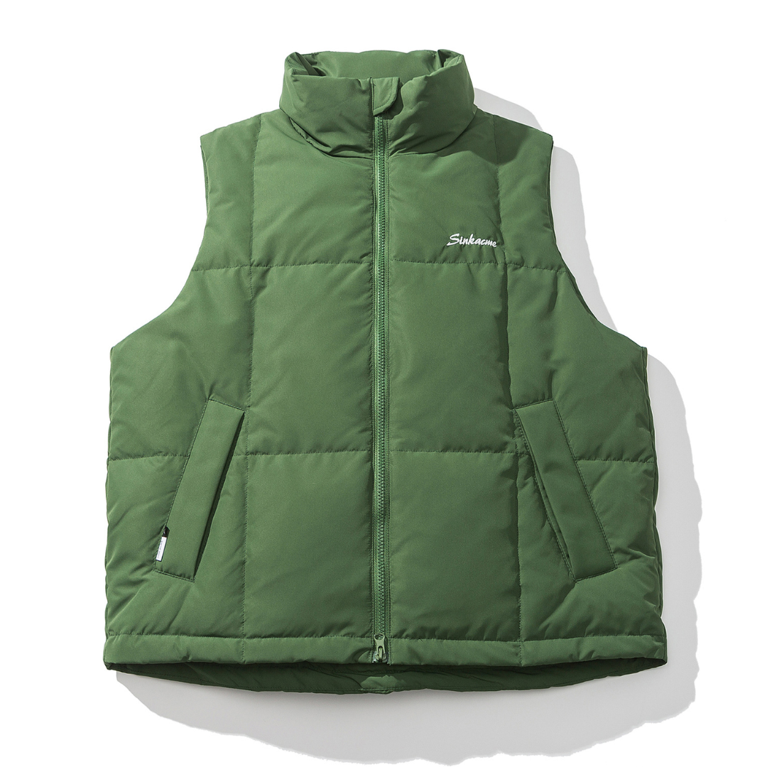 Faux layered wool polo collar knit N748