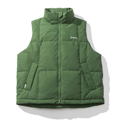 Faux layered wool polo collar knit N748