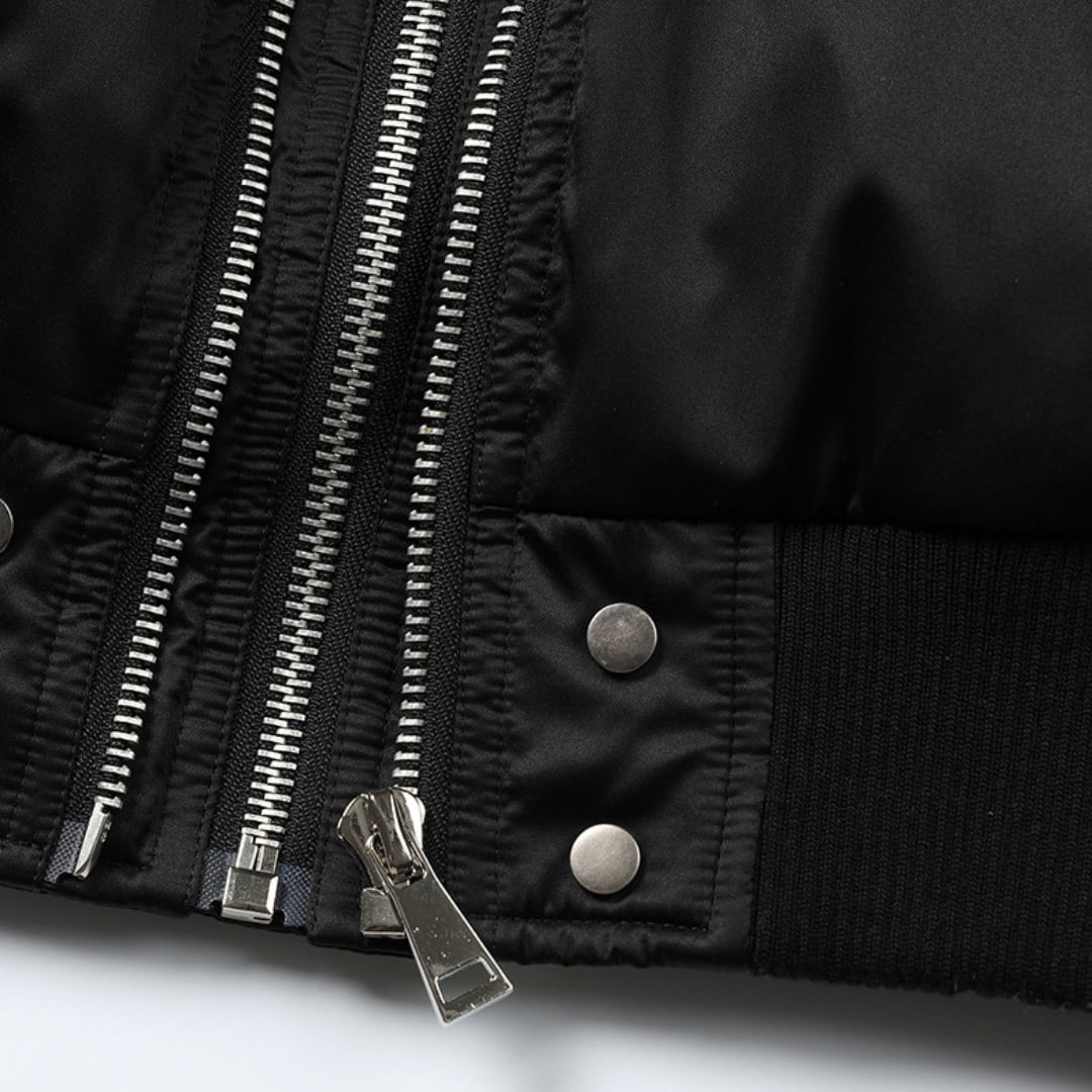 Multi zipper　MA-1ジャケット　C052
