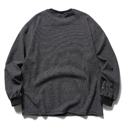 ミジンボーダー　ワンポイントロゴTシャツ　B524