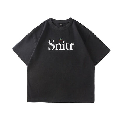 【Snitr】プリントTシャツ　B124