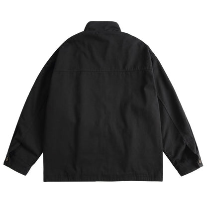 スタンドカラー　サムエ　ジャケット　C037