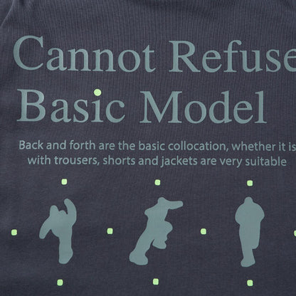 Cannot Refuse プリント　ロングスリーブ　Tシャツ　C273