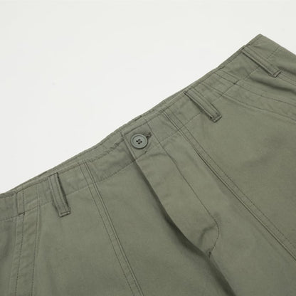 ウォッシュド　ストレートブッシュパンツ　B607